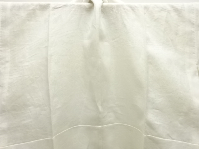  アンティーク　透かし織流水に花模様夏用長襦袢